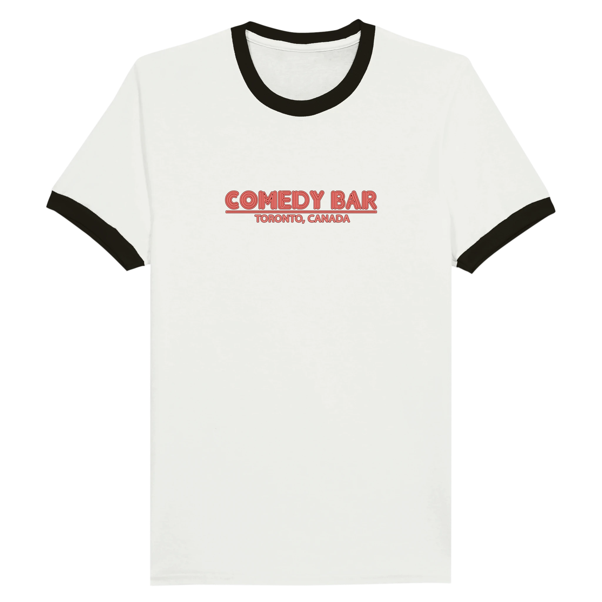 TO Comedy Bar | Unisex Ringer T-shirt